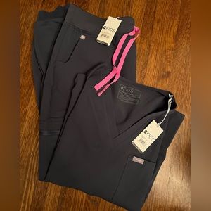 NWT Figs Set - Night Sky - Catarina Top & Zamora Jogger 2.0 High-Waist - W’s XL